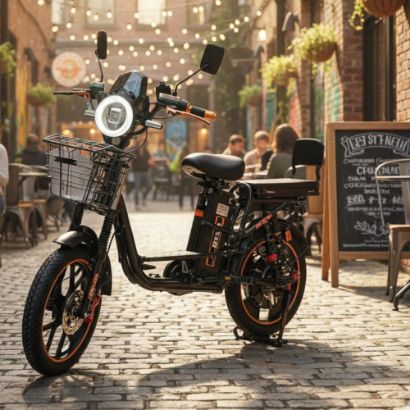 صورة دراجة كهربائية عملية قوية